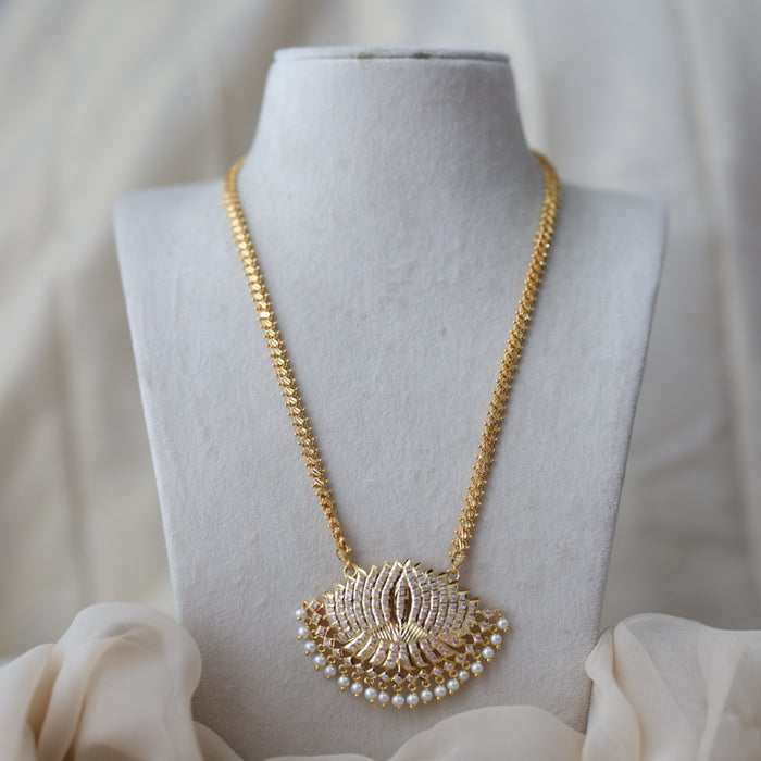 Heritage gold plated padakam necklace HP8990