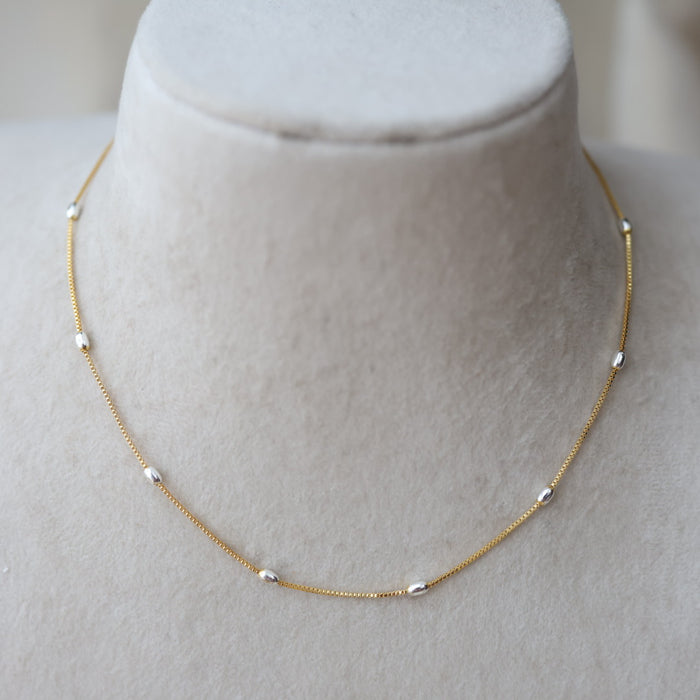 Heritage gold plates simple chain HC5633