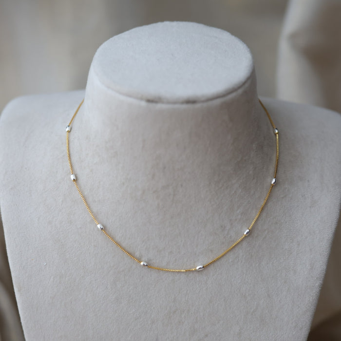 Heritage gold plates simple chain HC5633