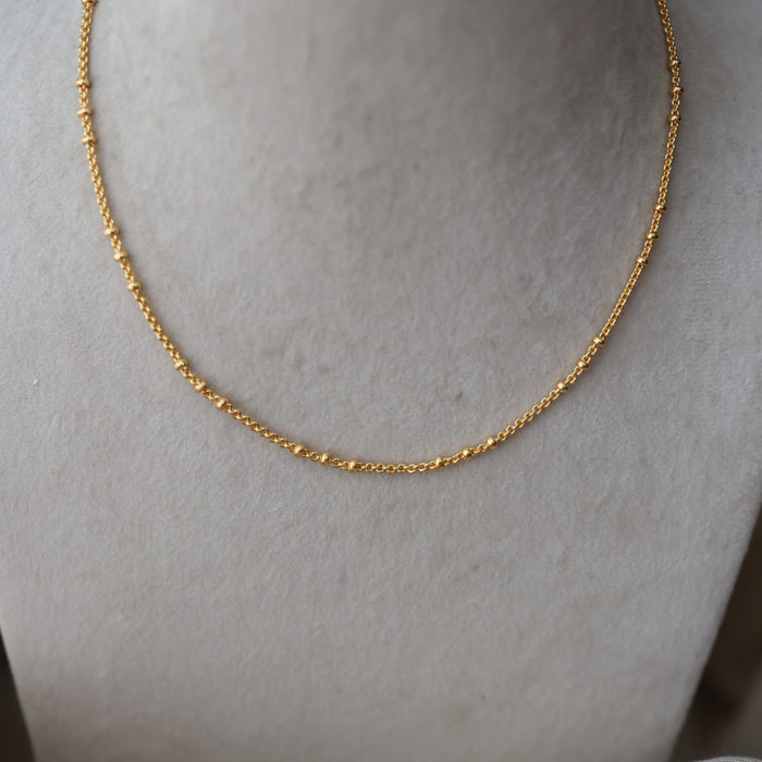 Heritage gold plates simple chain HC5609