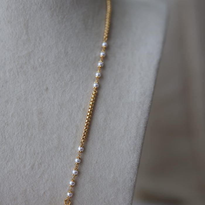 Heritage gold plated padakam necklace HP9113