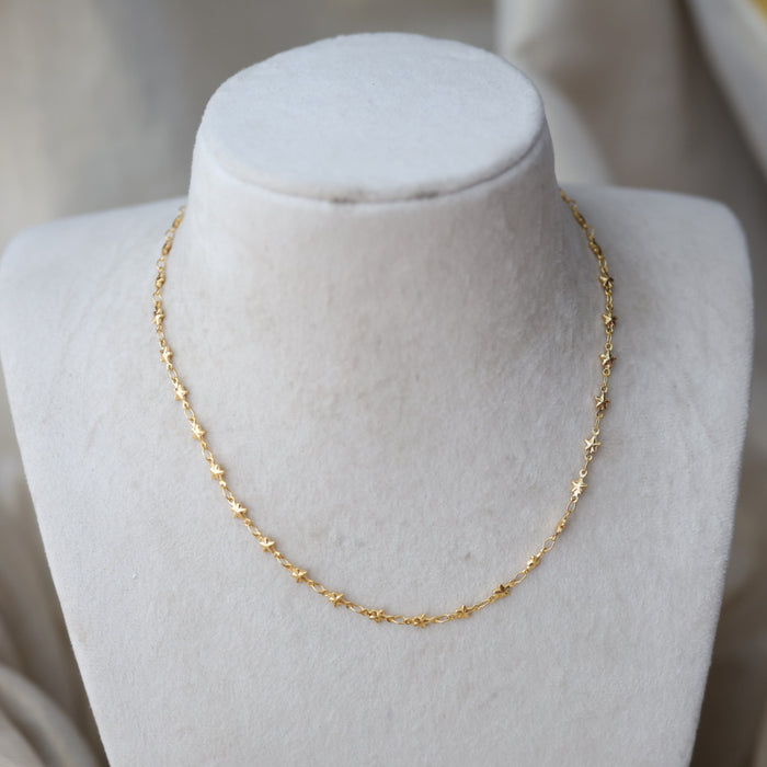 Heritage gold plated simple chain HC445