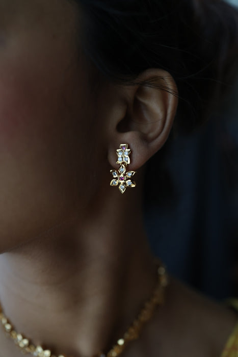 Heritage gold plated short necklace H1234