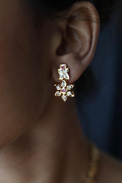 Heritage gold plated short necklace H1234