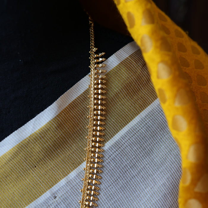 Heritage gold plated long necklace HL356