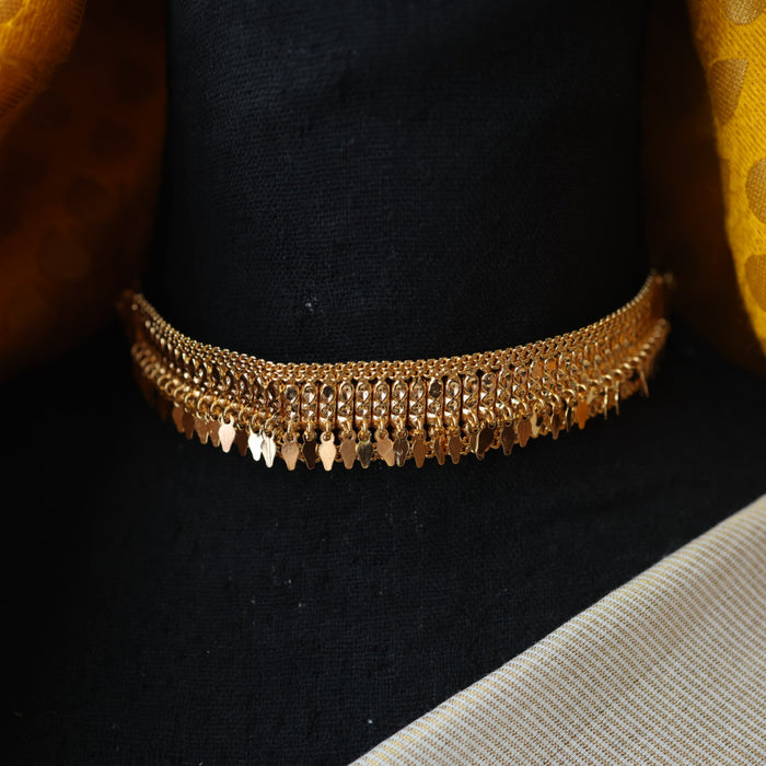 Heritage gold plated choker necklace H322