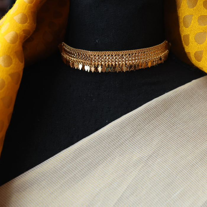Heritage gold plated choker necklace H322