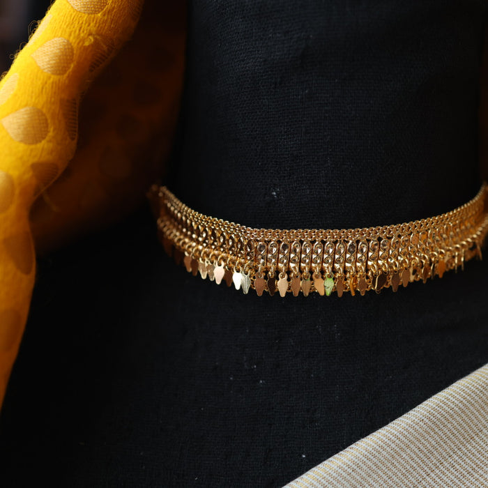 Heritage gold plated choker necklace H322