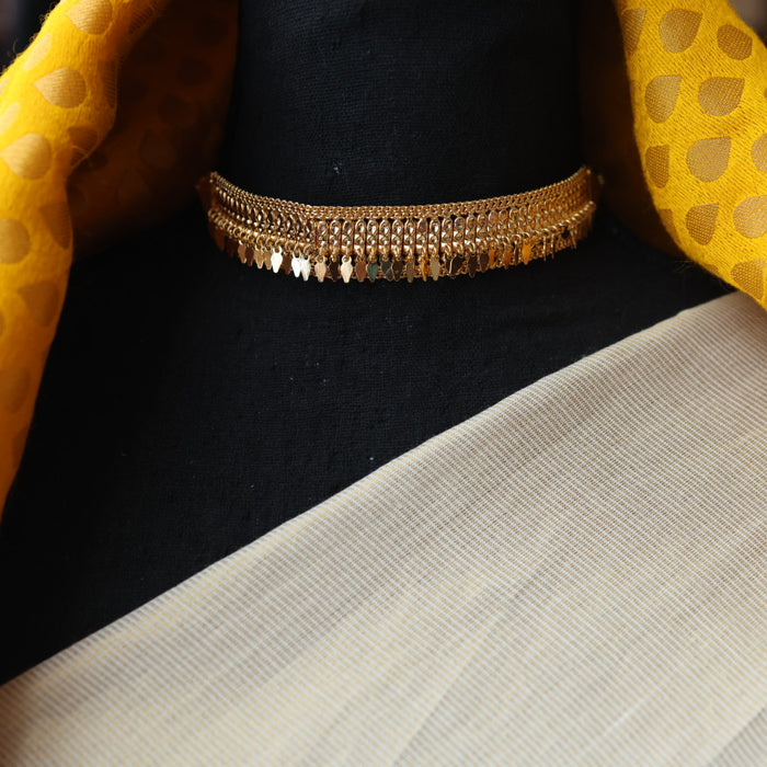 Heritage gold plated choker necklace H322