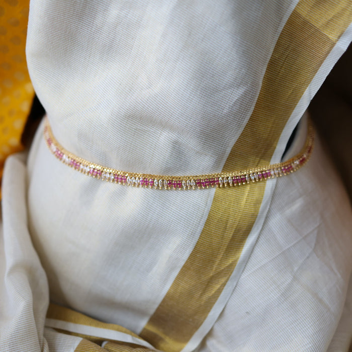 Heritage gold ruby white waistchain HW1045