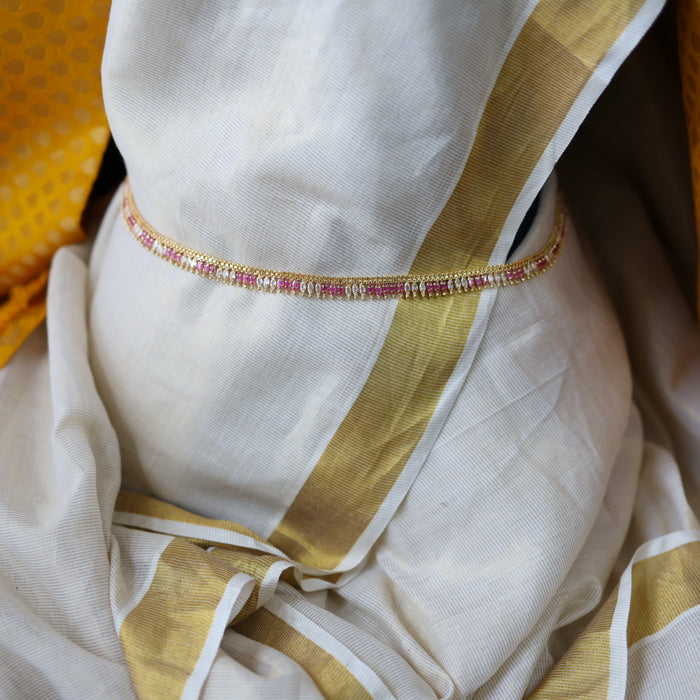 Heritage gold ruby white waistchain HW1045