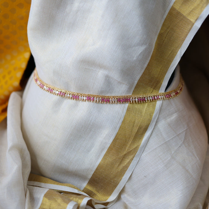 Heritage gold ruby white waistchain HW1045