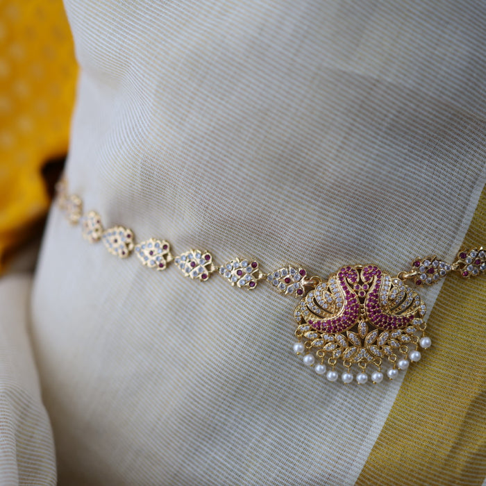 Heritage gold ruby white waistchain HW1097823