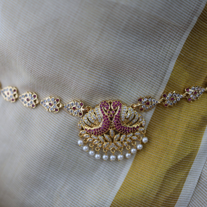 Heritage gold ruby white waistchain HW1097823