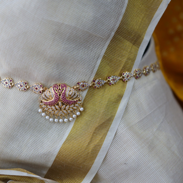 Heritage gold ruby white waistchain HW1097823