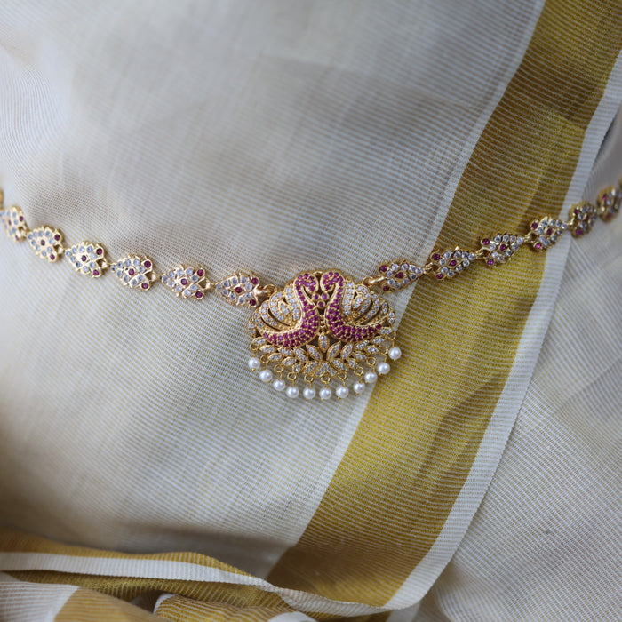 Heritage gold ruby white waistchain HW1097823