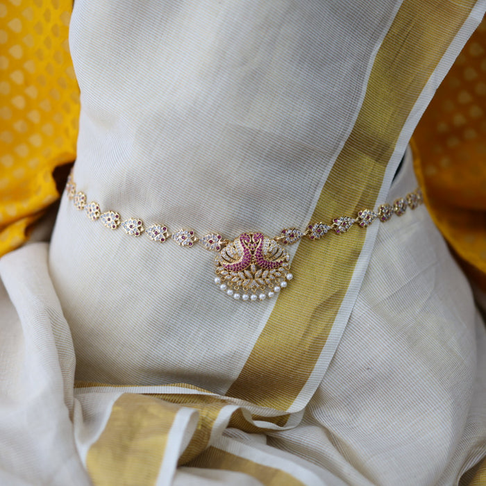 Heritage gold ruby white waistchain HW1097823