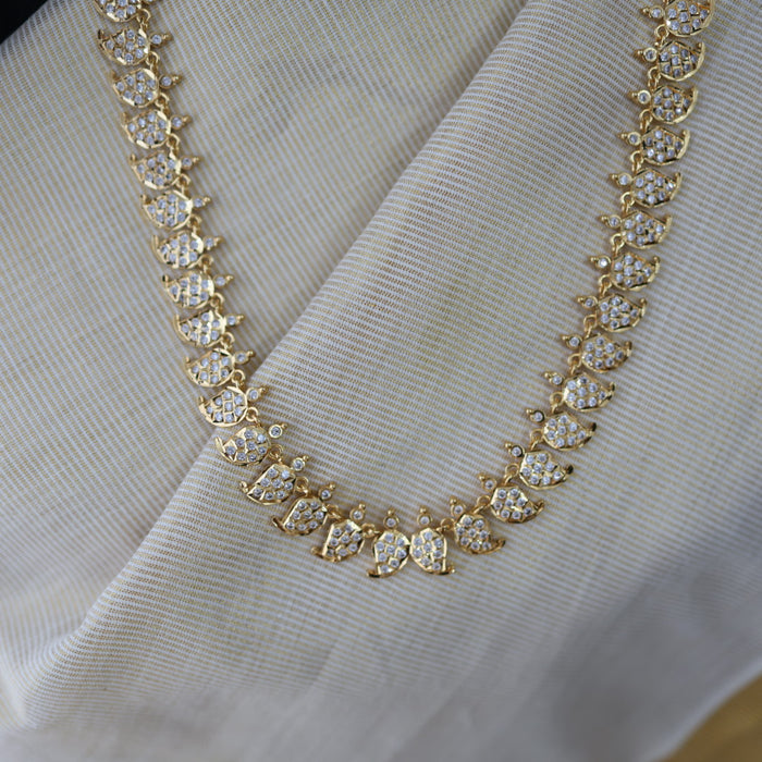 Heritage gold white stone waistchain HW672644