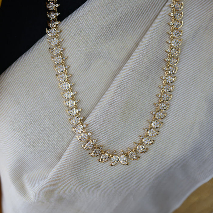 Heritage gold white stone waistchain HW672644