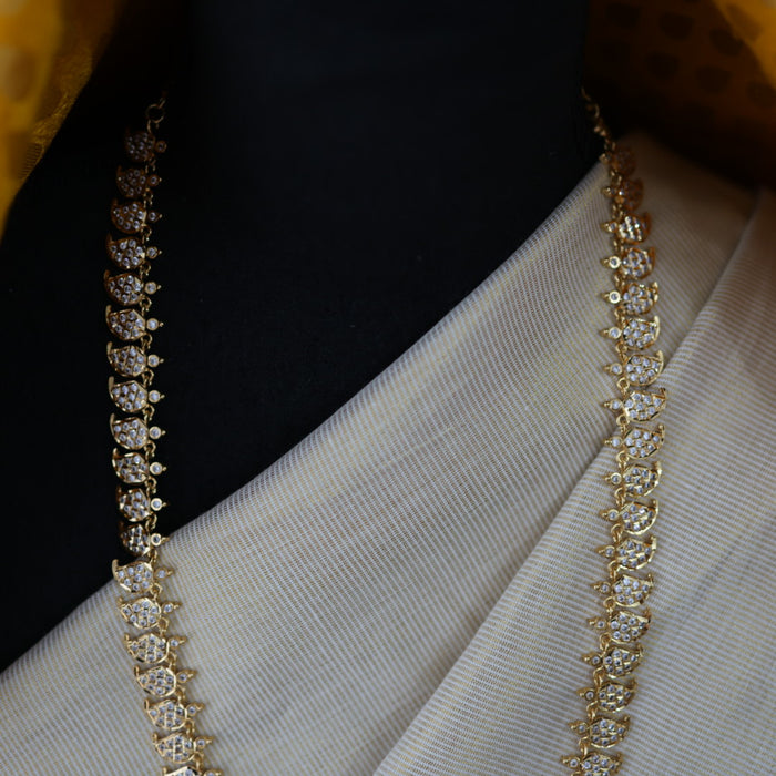 Heritage gold white stone waistchain HW672644