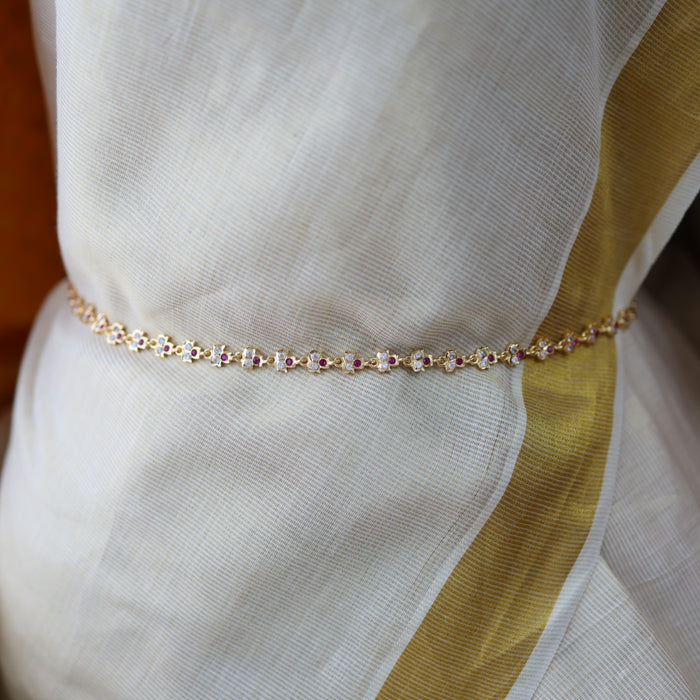 Heritage gold ruby white waistchain HW7927454