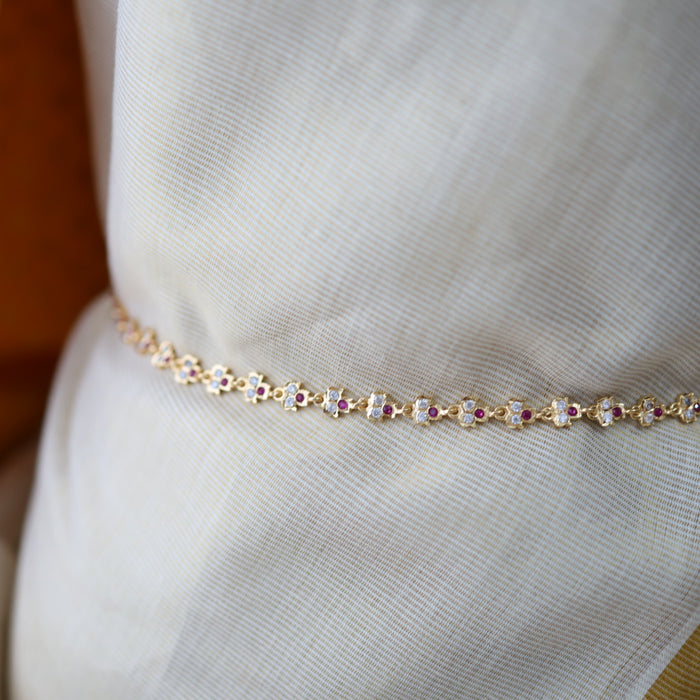 Heritage gold ruby white waistchain HW7927454