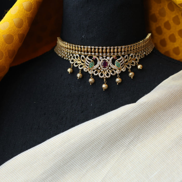 Antique choker necklace and earrings CCB20979