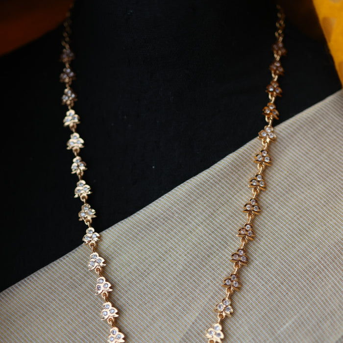 Heritage gold plated padakam short necklace HP54322