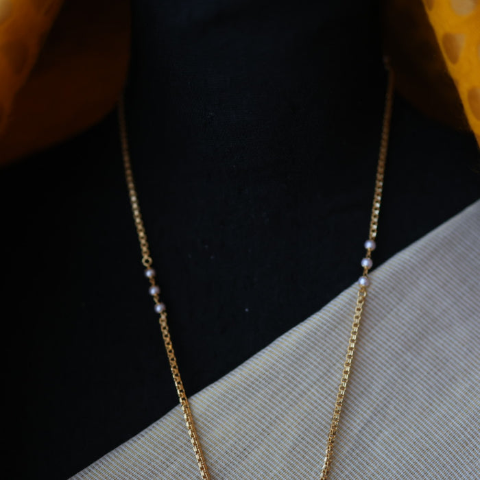 Heritage gold plated padakam necklace HP53223