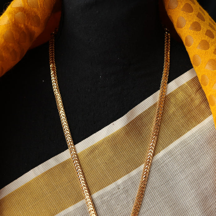 Heritage gold plated padakam long necklace HL7611
