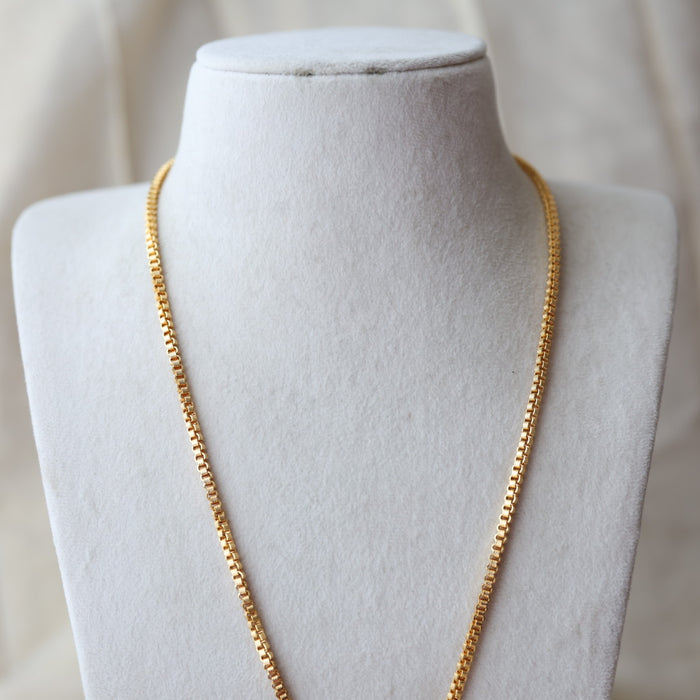 Heritage gold plated gold pendant long necklace HP1283