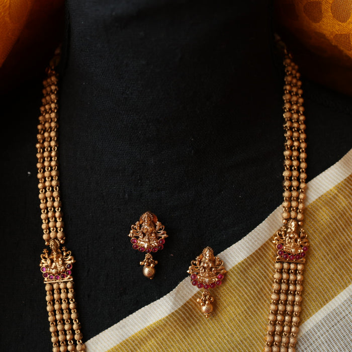 Antique long necklace with earrings LL03567