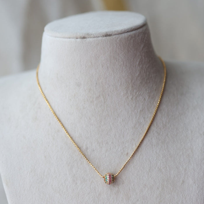 Heritage gold plated short chain H0250