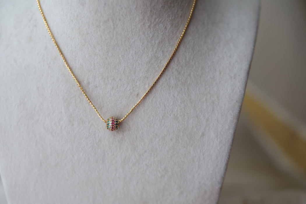 Heritage gold plated short chain H0250