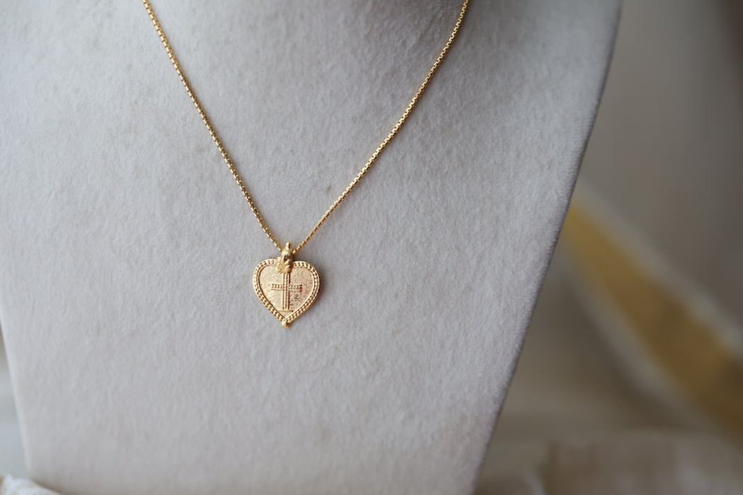 Heritage gold plated short chain H0250