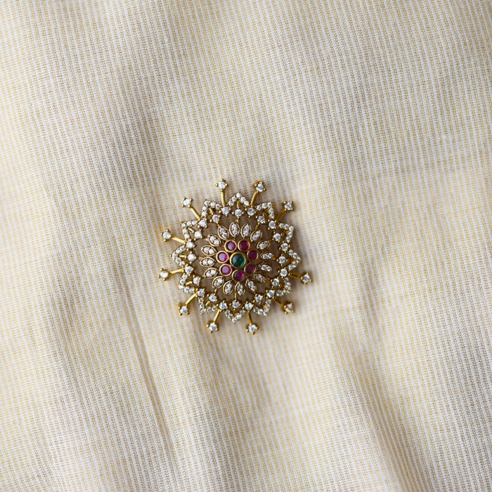 Antique White stone sun and moon hair accessories HA163