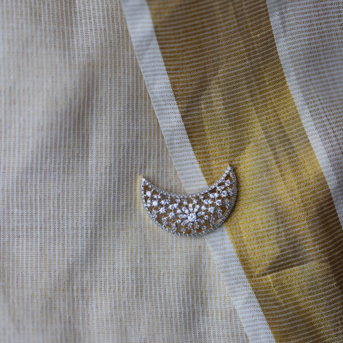 Heritage White stone sun and moon hair accessories HA005