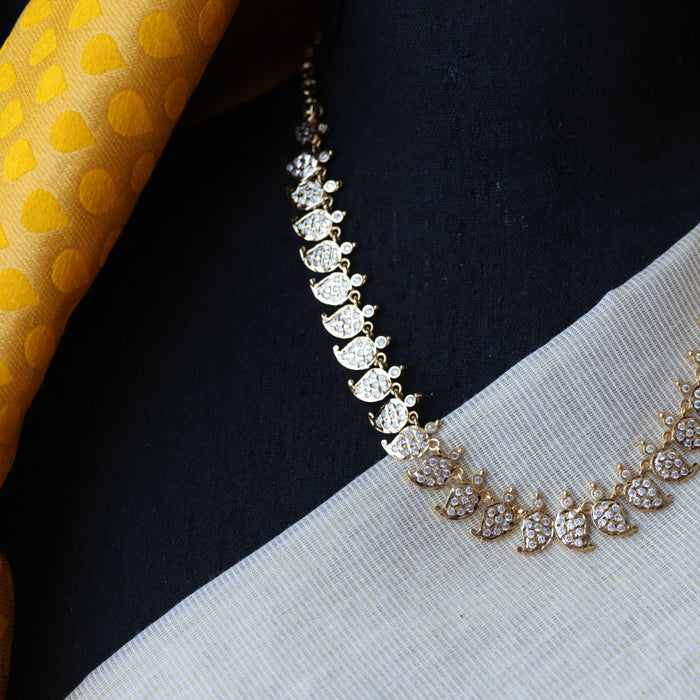 Heritage gold plated short necklace H1045