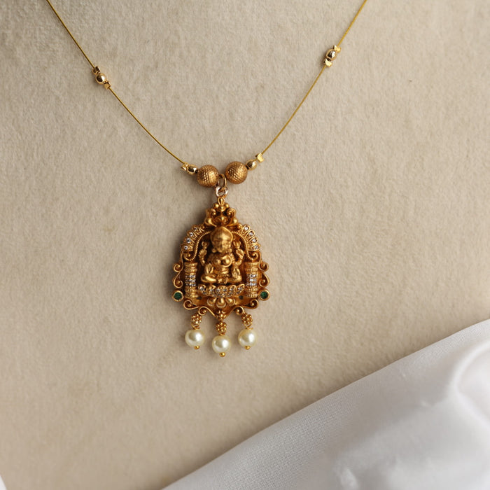 Antique invisible necklace IN078