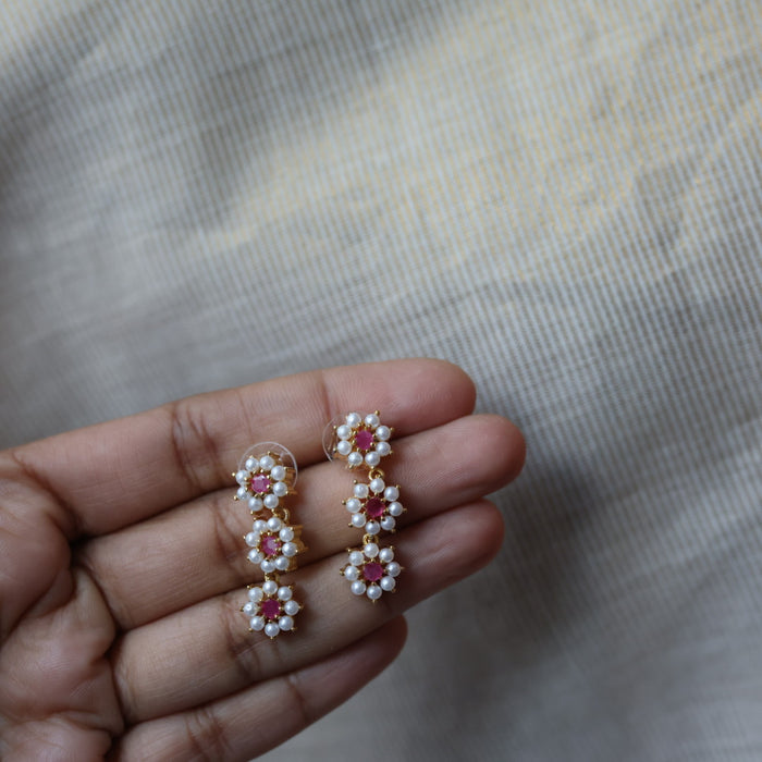 Padmini Heritage gold plated pearl short necklace H680