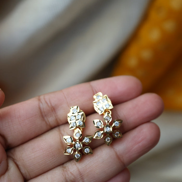 Heritage gold plated short necklace and earrings H6902