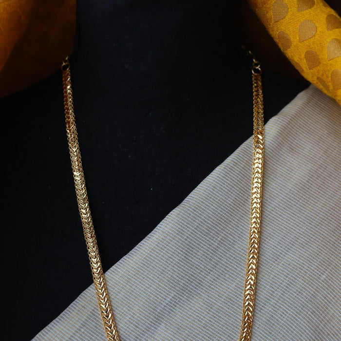 Heritage gold plated long necklace HP6343