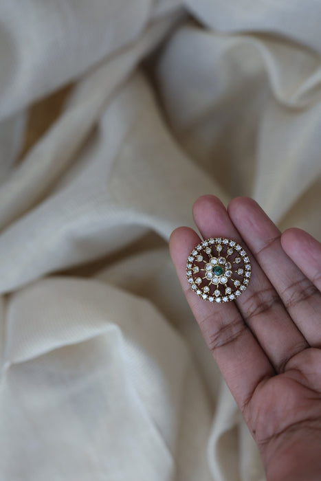 Antique White stone sun and moon hair accessories HA1099