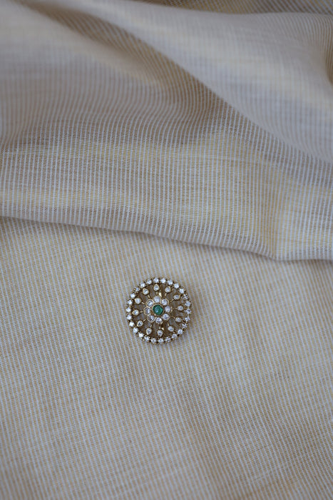 Antique White stone sun and moon hair accessories HA1099