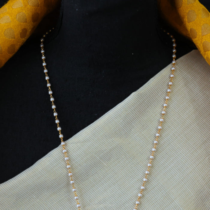 Heritage gold plated padakam long necklace HP0023