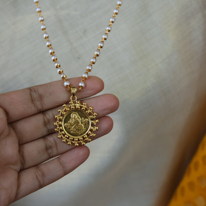 Heritage gold plated padakam long necklace HP0023