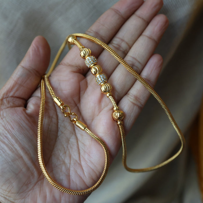 Heritage gold plated kodi chain HC52455