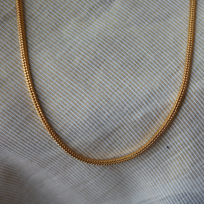 Heritage gold plated simple chain HC2123