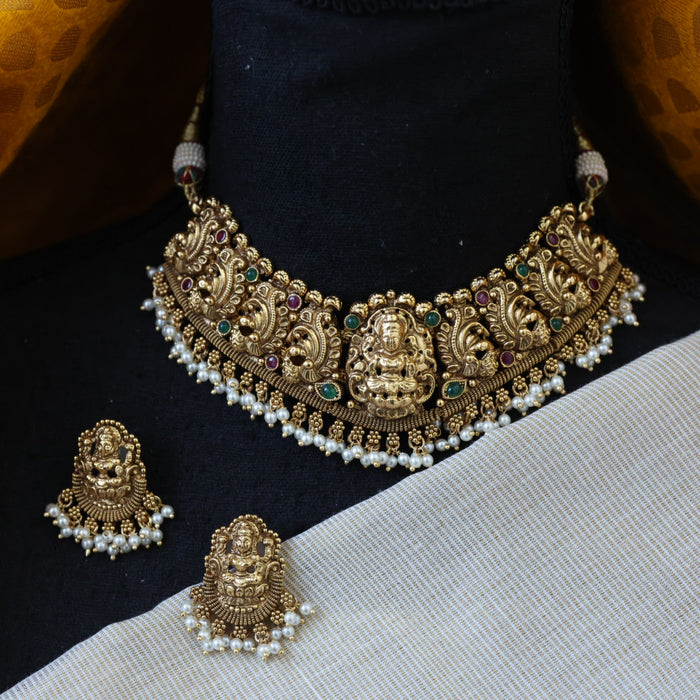 Clearance Antique choker necklace with earrings CCB1681