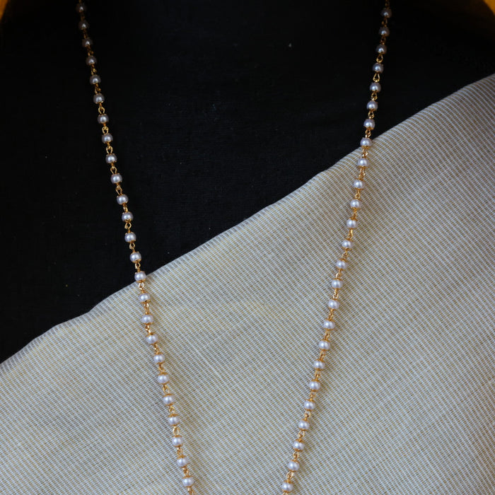 Heritage gold plated padakam long necklace HP0051